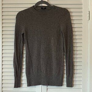 Only Mine cashmere sweater crewneck women small mushroom beige grey